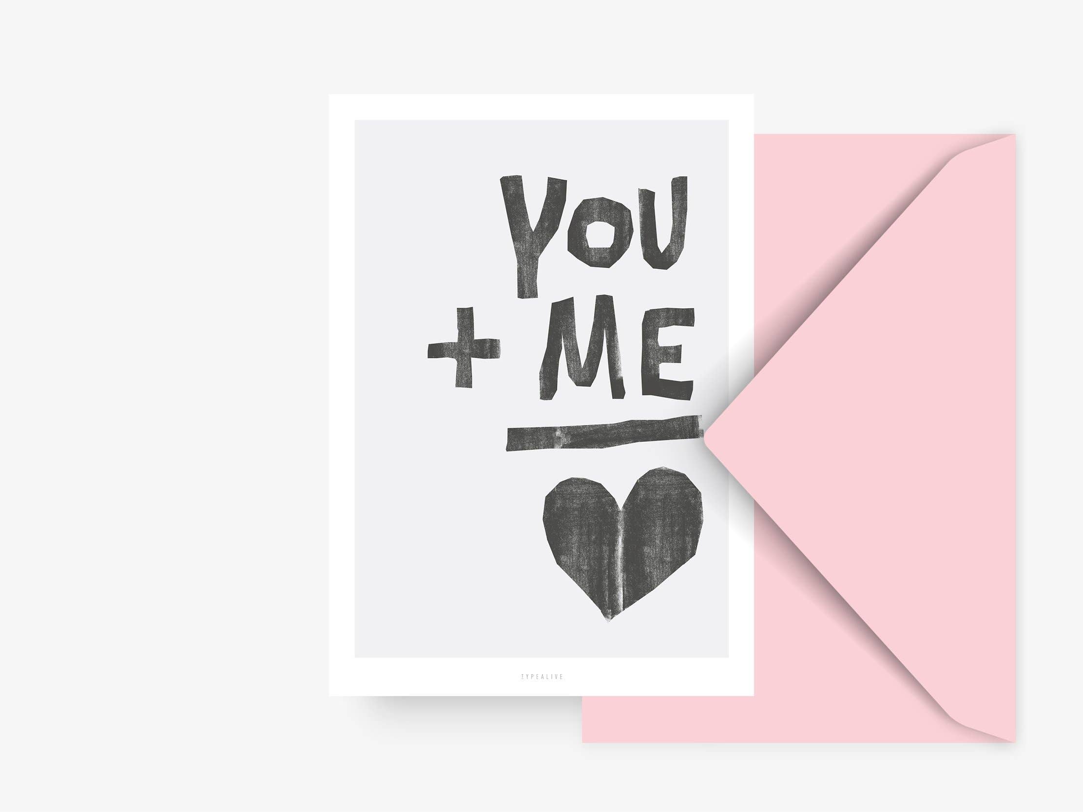 Postkarte - You And Me