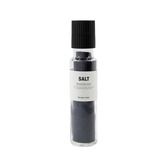 Salz mit Aktivkohle