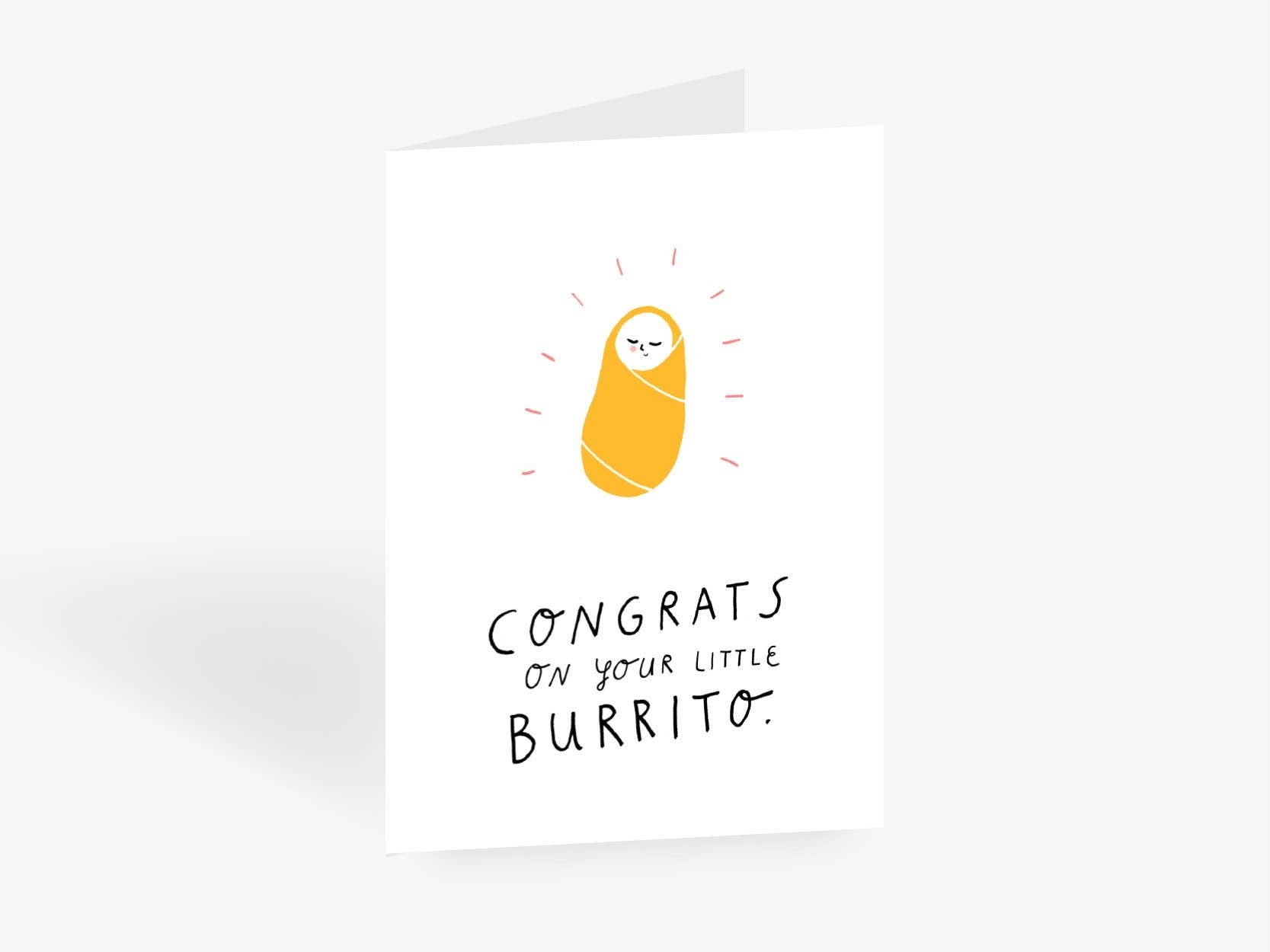 Grußkarte - Little Burrito